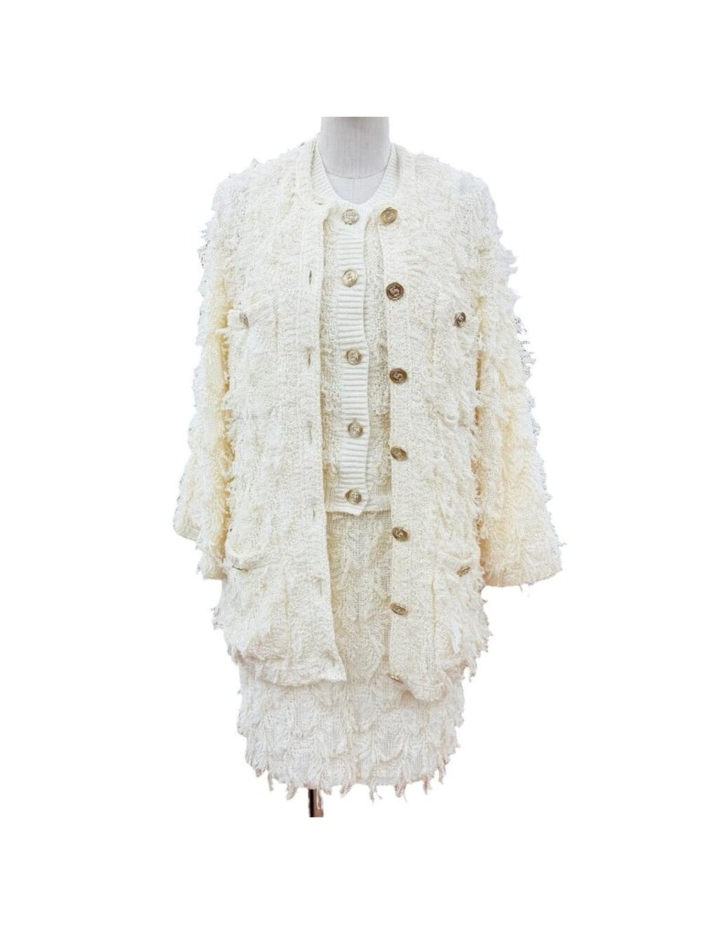 Chanel 5 Button Runway Look Virginie Viale Era Set